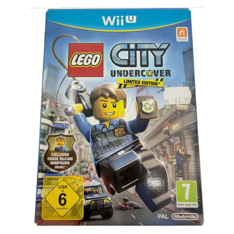 LEGO City Undercover: Limited Edition (met Chase McCain-minifiguur) (Wii U) — Losse cartridge, Goede staat — origineel tweedehands kopen bij Gameshop Enter