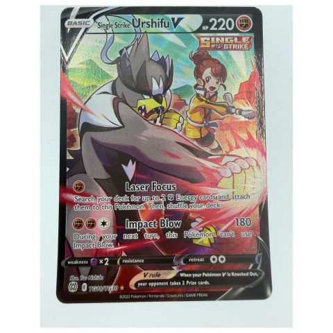 Pokemon Single Strike Urshifu V — Astral Radiance Trainer Gallery TG18/TG30